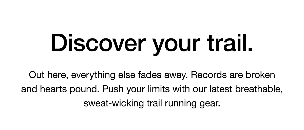 The North Face New trail running gear that's built to go far Milled