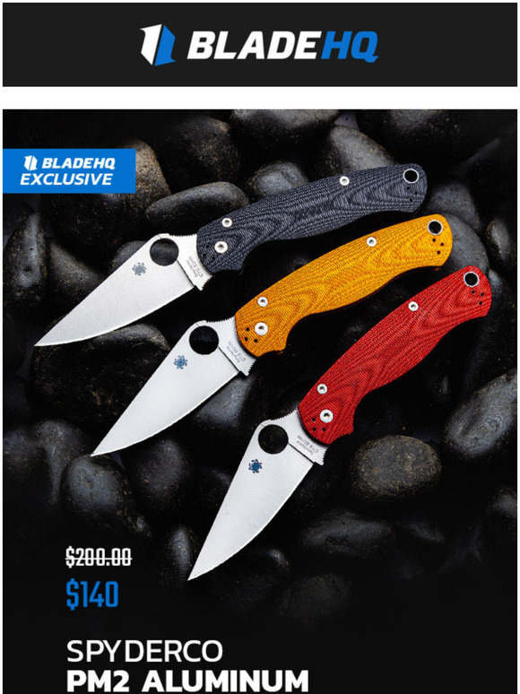 Blade HQ Source Exclusive Spyderco Paramilitary 2! Milled