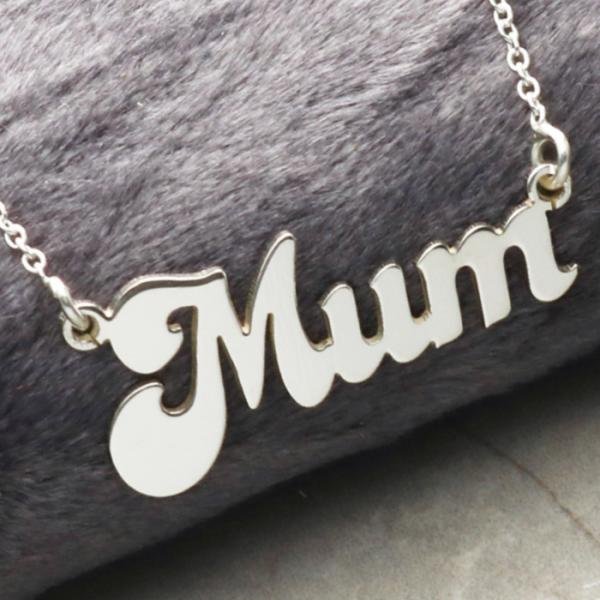 Banana Split Style Mum Necklace (Gold or Silver)