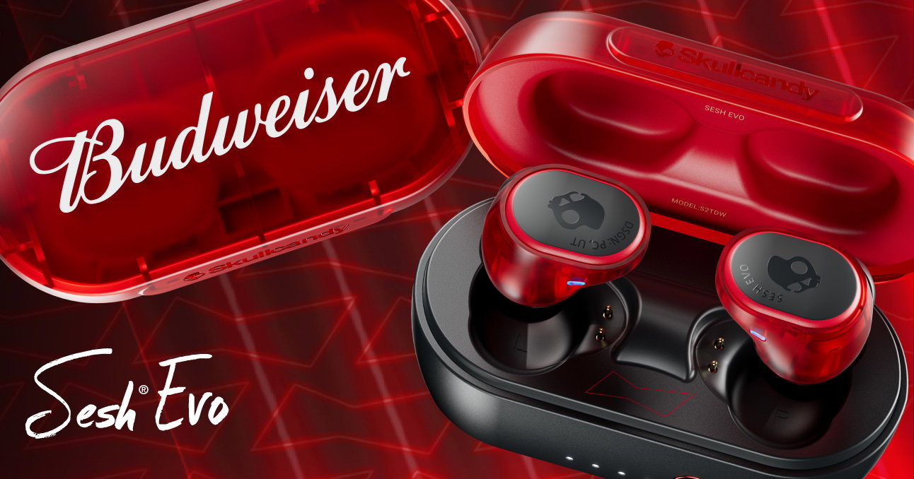 Skullcandy: Skullcandy x Budweiser collab - up close and personal