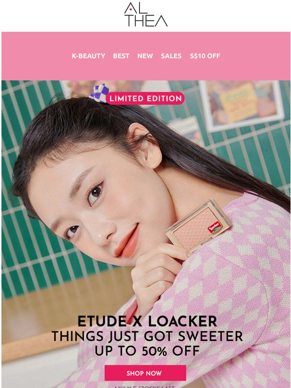 Up to 50% Off ETUDE X LOACKER Sale