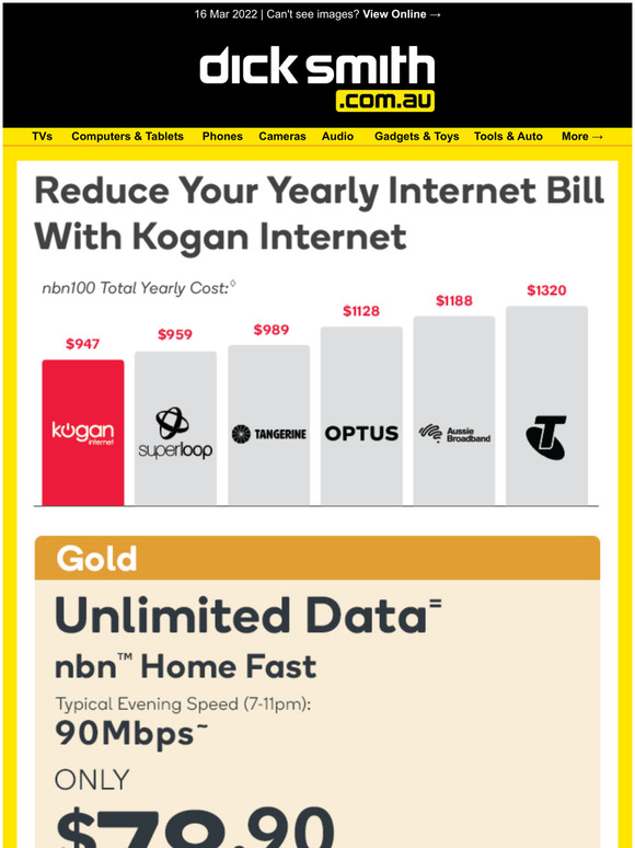 Reduce Your Yearly Internet Spend With Kogan Internet