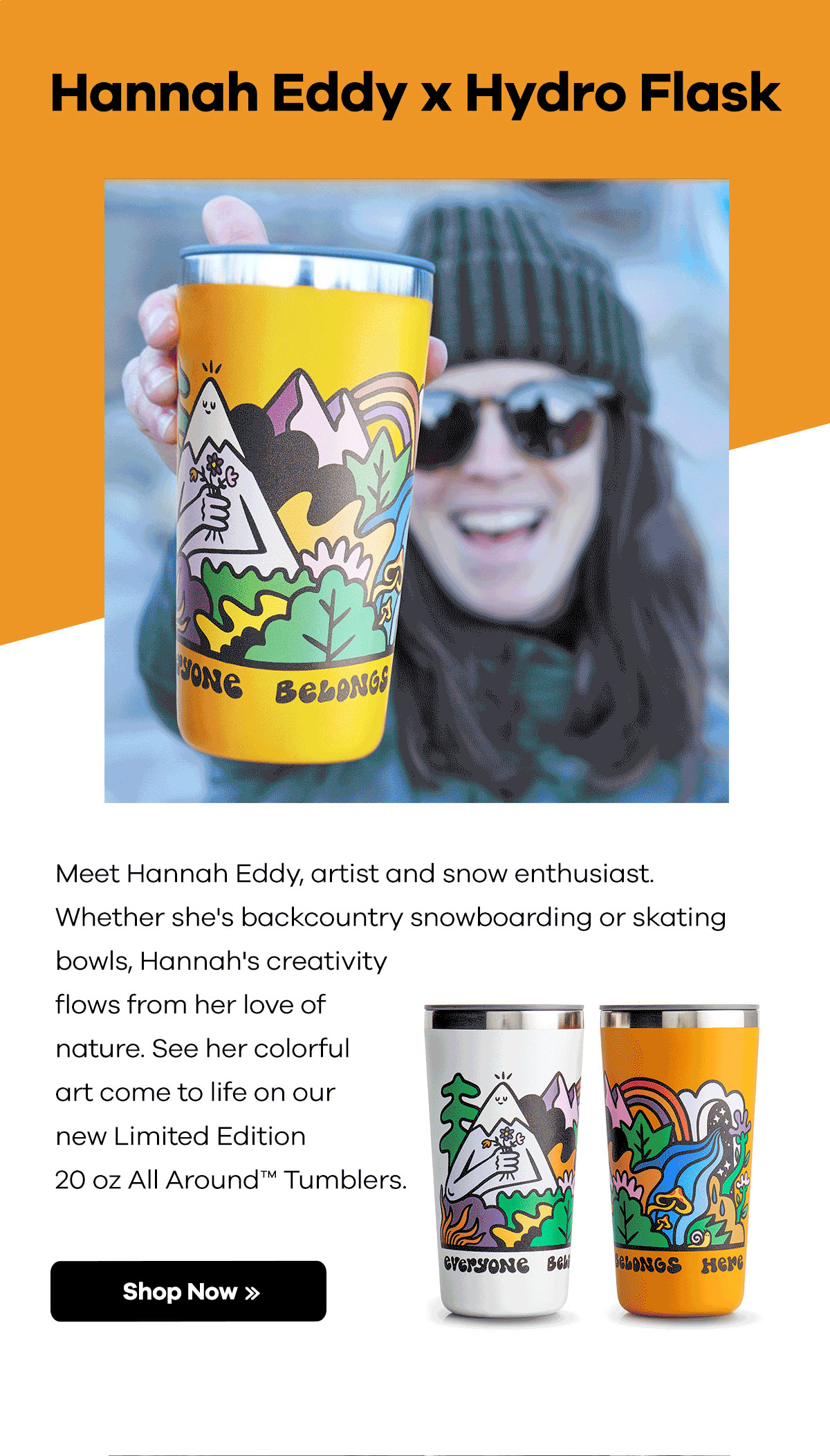 Hydro Flask Hannah Eddy x Hydro Flask Milled