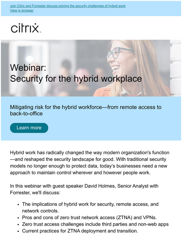 Security and the hybrid workplace, featuring Forrester