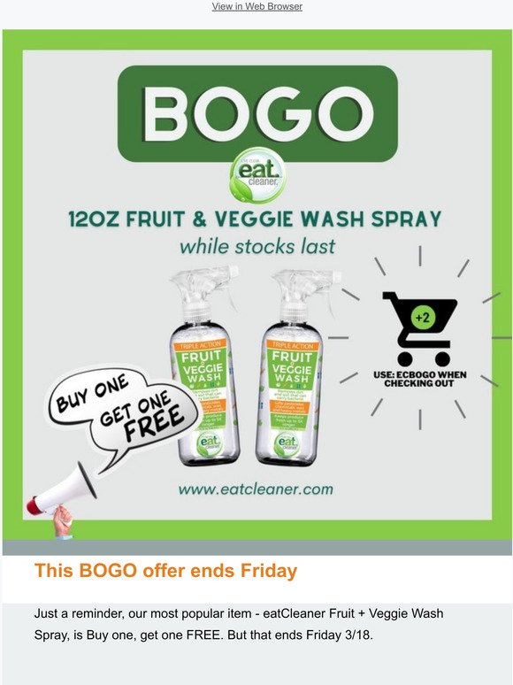 This bogo deal is almost over