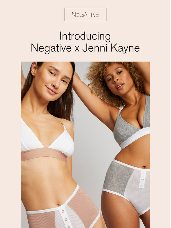 Negative Underwear NEGATIVE X JENNI KAYNE Milled
