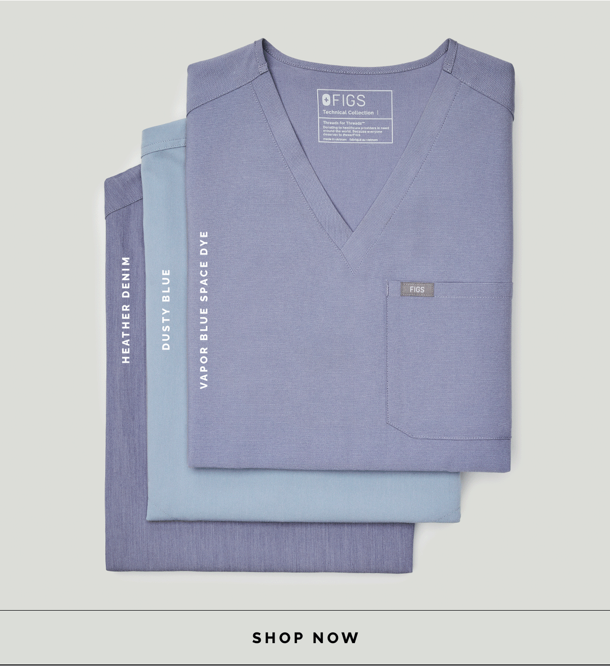 FIGS THREE NEW COLORS Milled