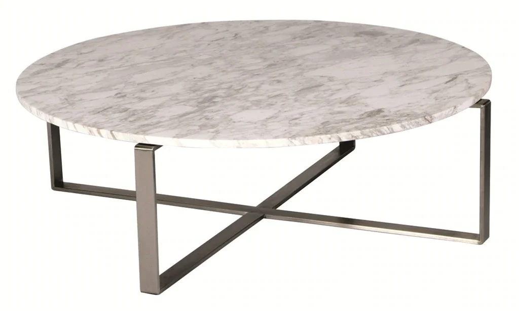 Image of Lilia Coffee Table White Marble
