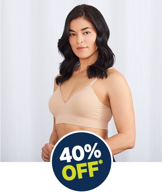 40% off All Full Priced Bras and Underwear by Berlei, Bonds, Jockey, Ambra & Tradie Black