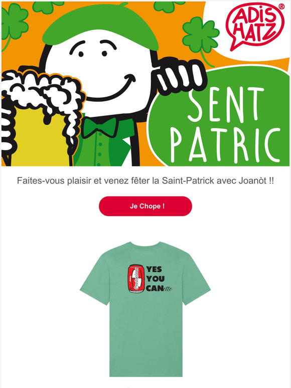 Ftez la Saint-Patrick avec Joant !