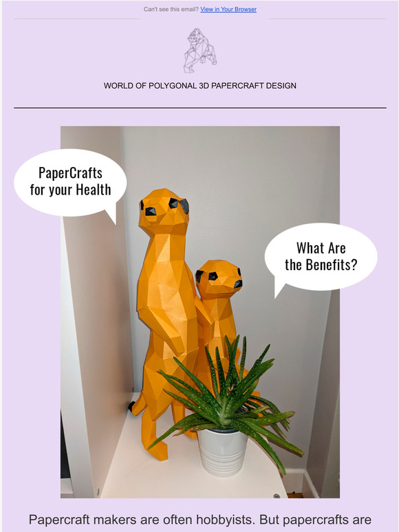Papercraft World PaperCrafts for your Health What Are the Benefits? Milled