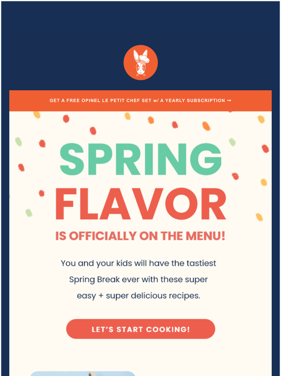 Spring Break + 3 delicious recipes = 