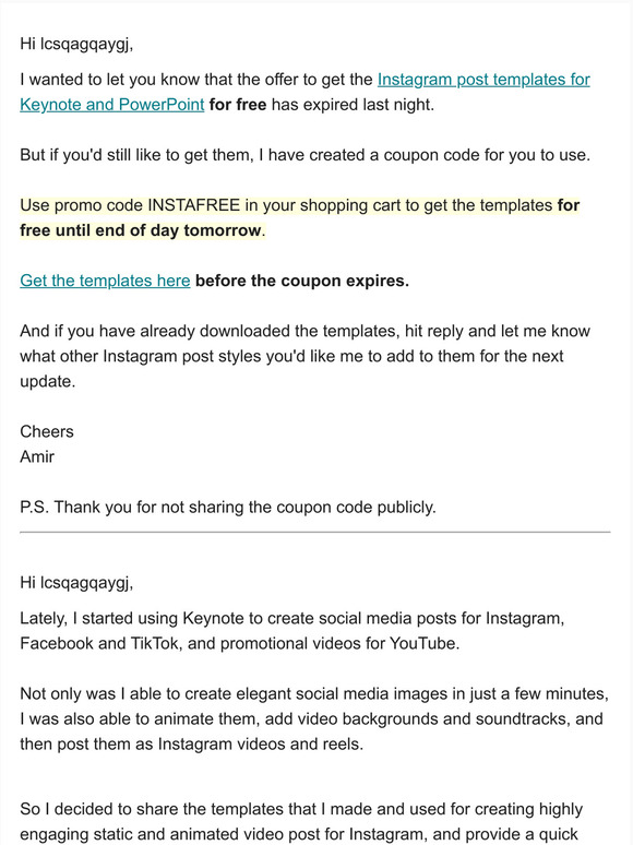 RE: Here are 30 templates for your Instagram
