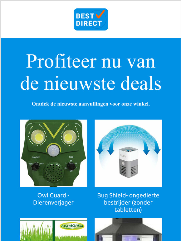 Best Direct presenteert Nieuwe Producten voor dit seizoen!