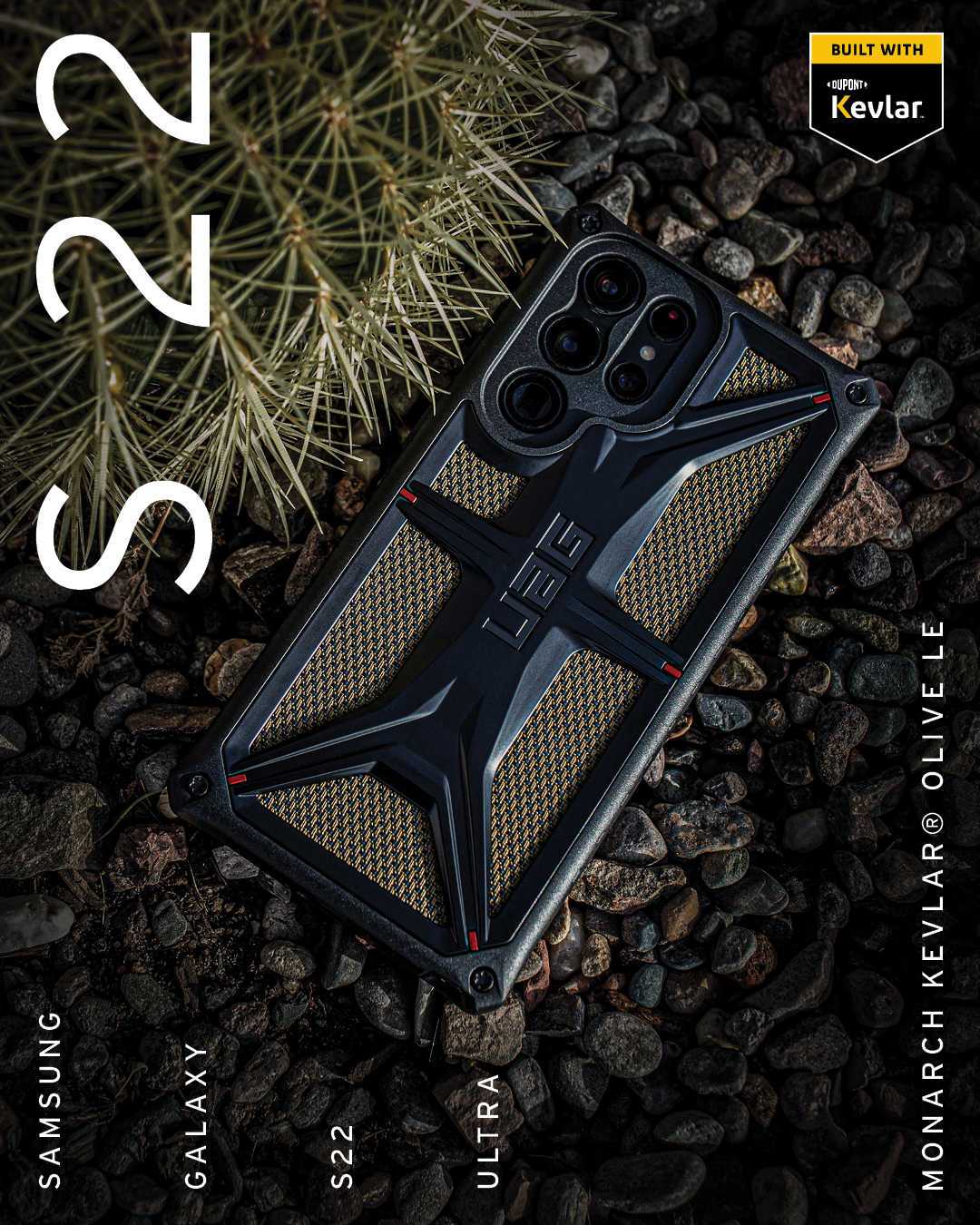 UAG Galaxy S24 Ultra Case Magnetic DuPont Kevlar Monarch Pro