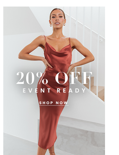 20% off event ready