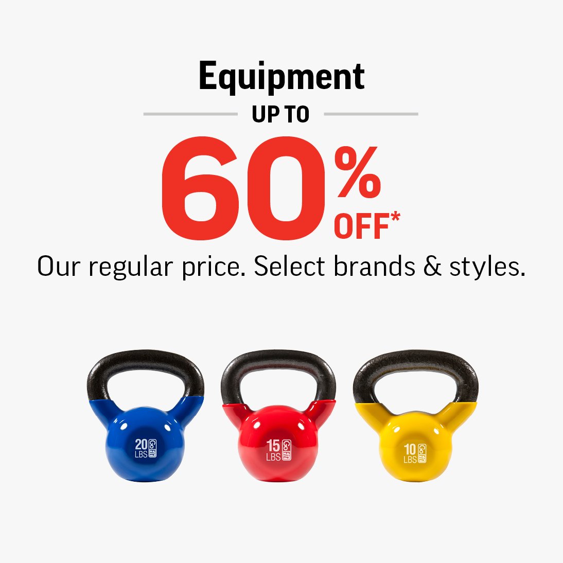 EQUIPMENT UP TO 60% OFF 