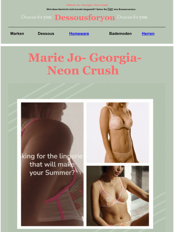 Marie Jo- Georgia- Neon Crush