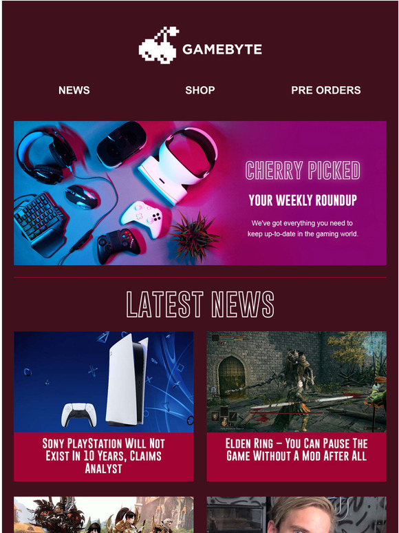 Your weekly gaming round-up