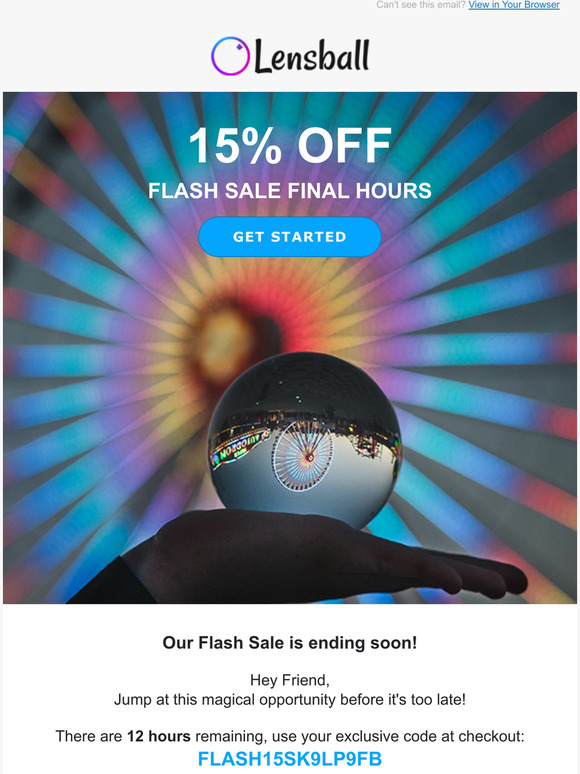 FLASH SALE Final Hours