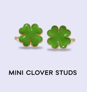 Mini Additions™ Clover Studs
