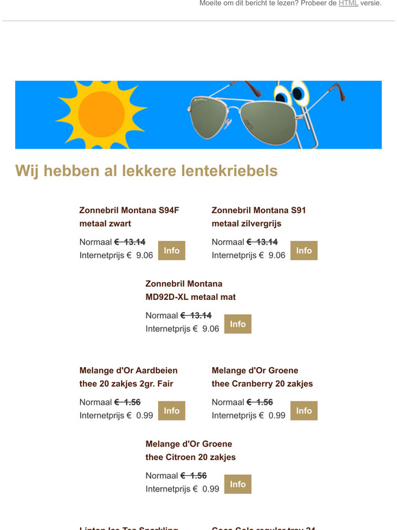 De zon is terug!