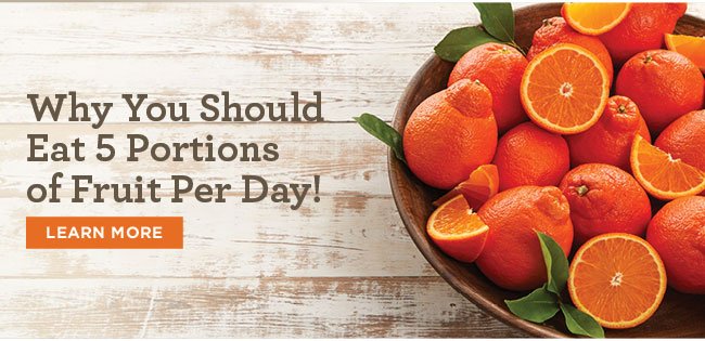 Why you should eat 5 portions of fruit per day!