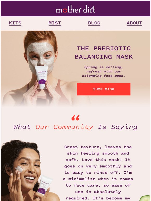 Have you tried our balancing mask?
