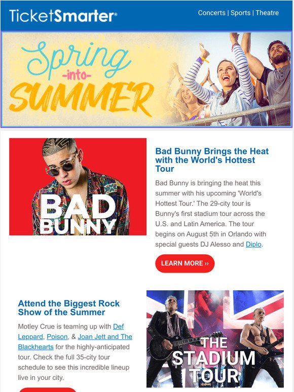  Spring into Summer with Live Events