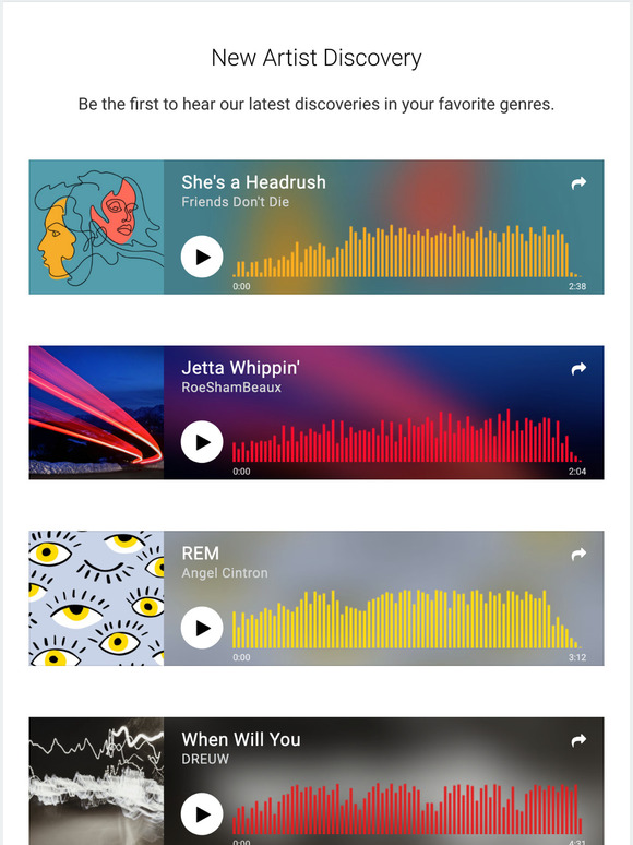 Hear them first: Our latest finds