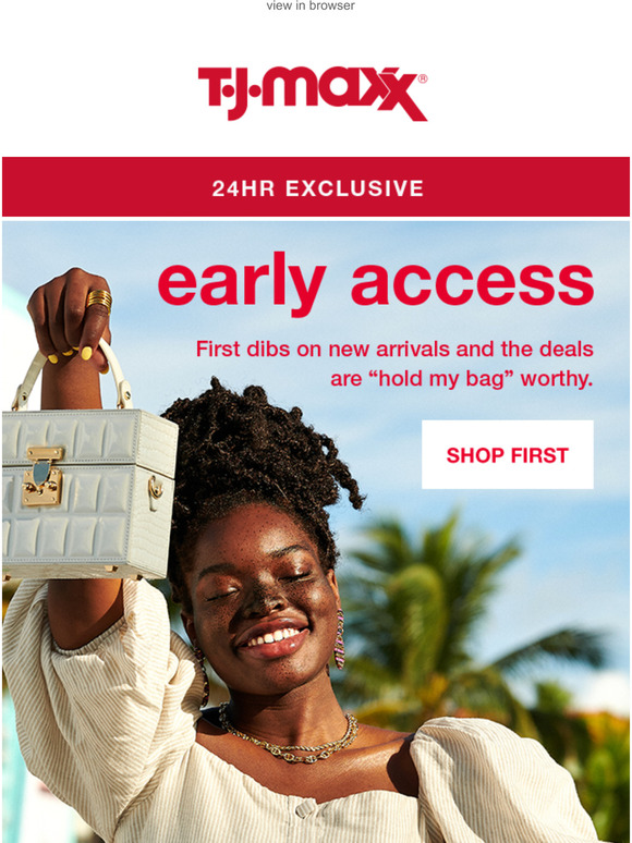 TJ Maxx 24hr early access with *your name* on it Milled