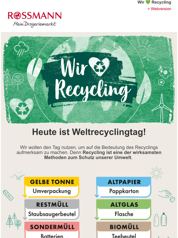 Aktiv am Weltrecyclingtag