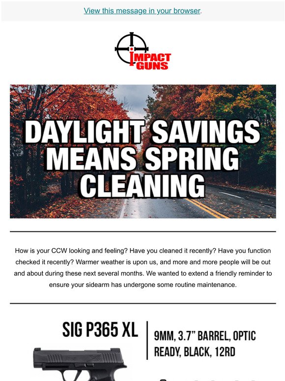 Daylight Savings Means Spring Cleaning