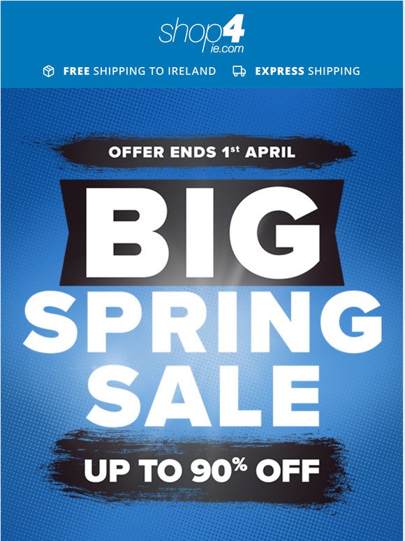 BIG Spring Clearance Sale!