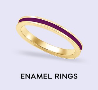 Enamel Stacker Rings