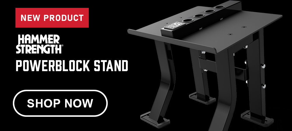 Life Fitness: [Just Launched] Hammer Strength PowerBlock Stand | Milled