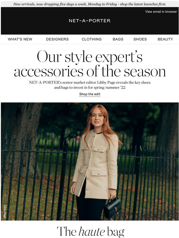 NetAPorter Email Newsletters Shop Sales, Discounts, and Coupon Codes