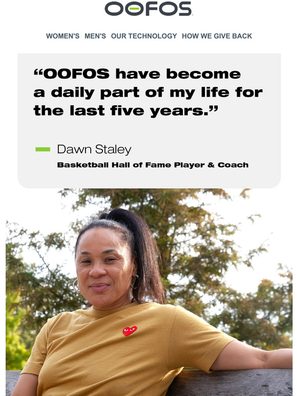 OOFOS The Legendary Dawn Staley Milled