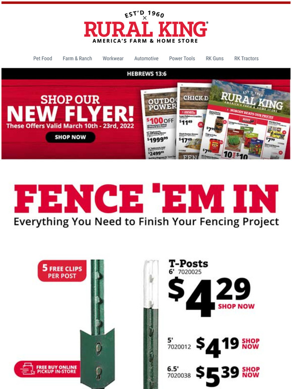 Rural Everything You Need To Finish Your Fencing Project Milled