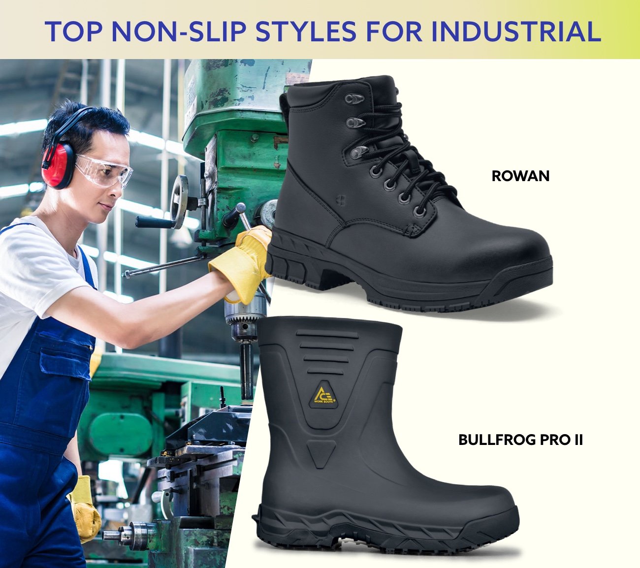 Shop Slip-Resistant Styles for Industrial.