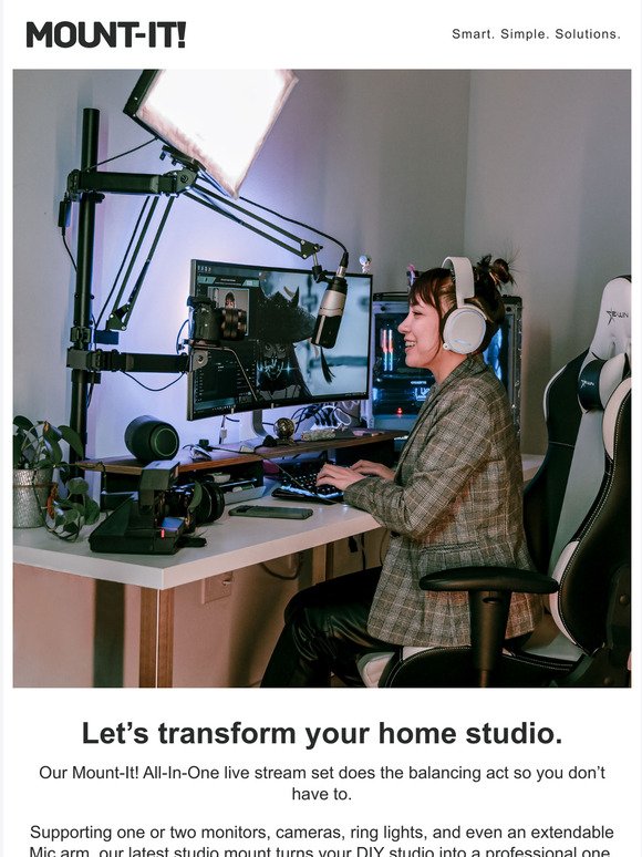 Lets transform your home studio!