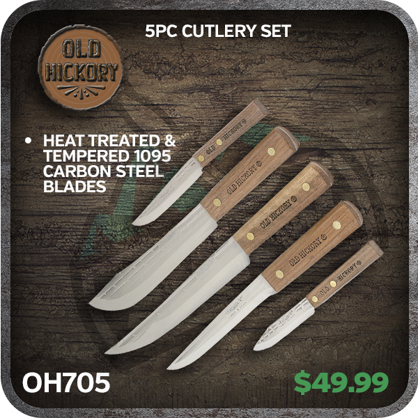 Old Hickory OH705 5-piece set - Knives for Sale