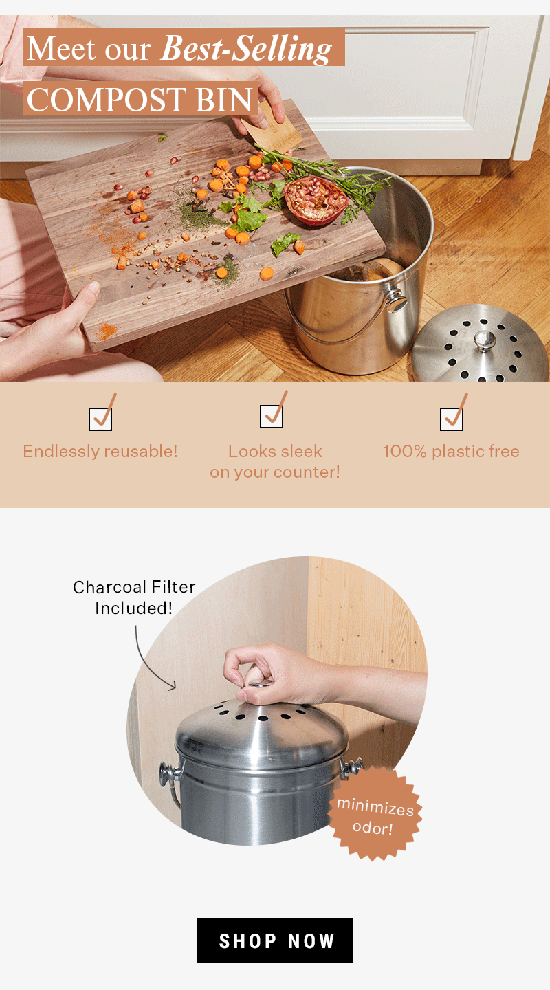 Package Free Shop Compost Bins Are BACK! Milled