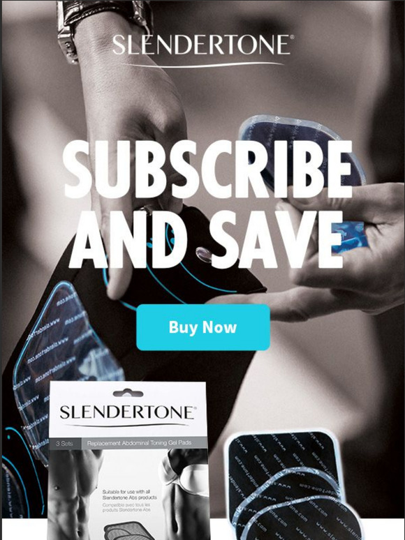 Subscribe, Save, Tone & Repeat with Slendertone