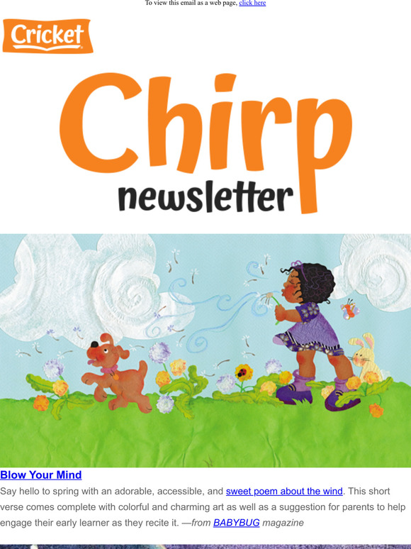 Chirp: The Wind, Traveling on the Silk Road, Delightful Pet Snacks, & More!