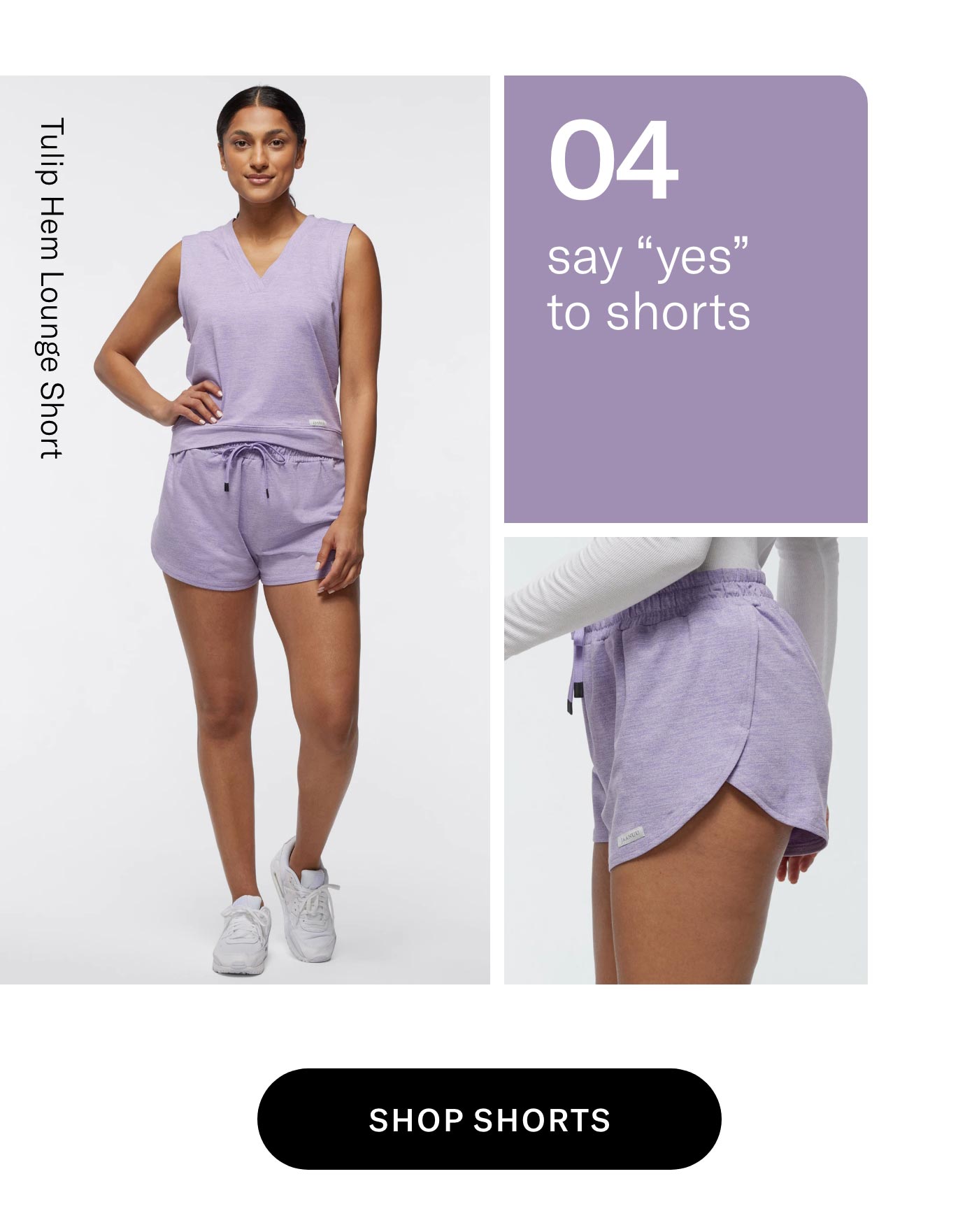 Tulip Hem Lounge Short