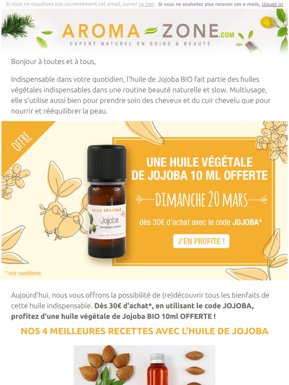aromazone Une huile vgtale indispensable en cadeau ! Milled