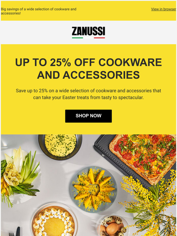 Discover Easter deals up to 25% off