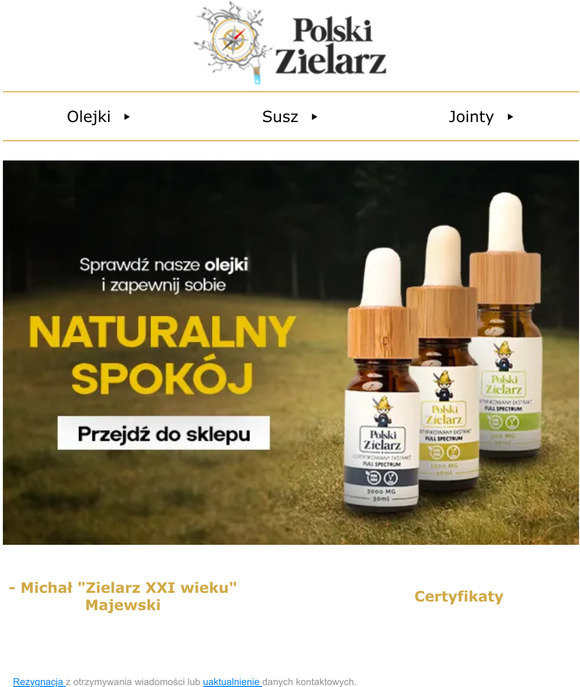 Zapewnij sobie naturalny spokj!  Sprawd nasze olejki  
