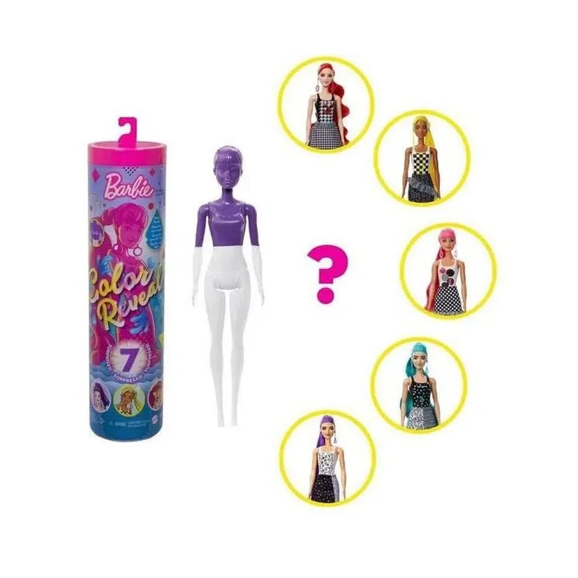 Barbie Color Reveal Fashionista Monocromática - Mattel